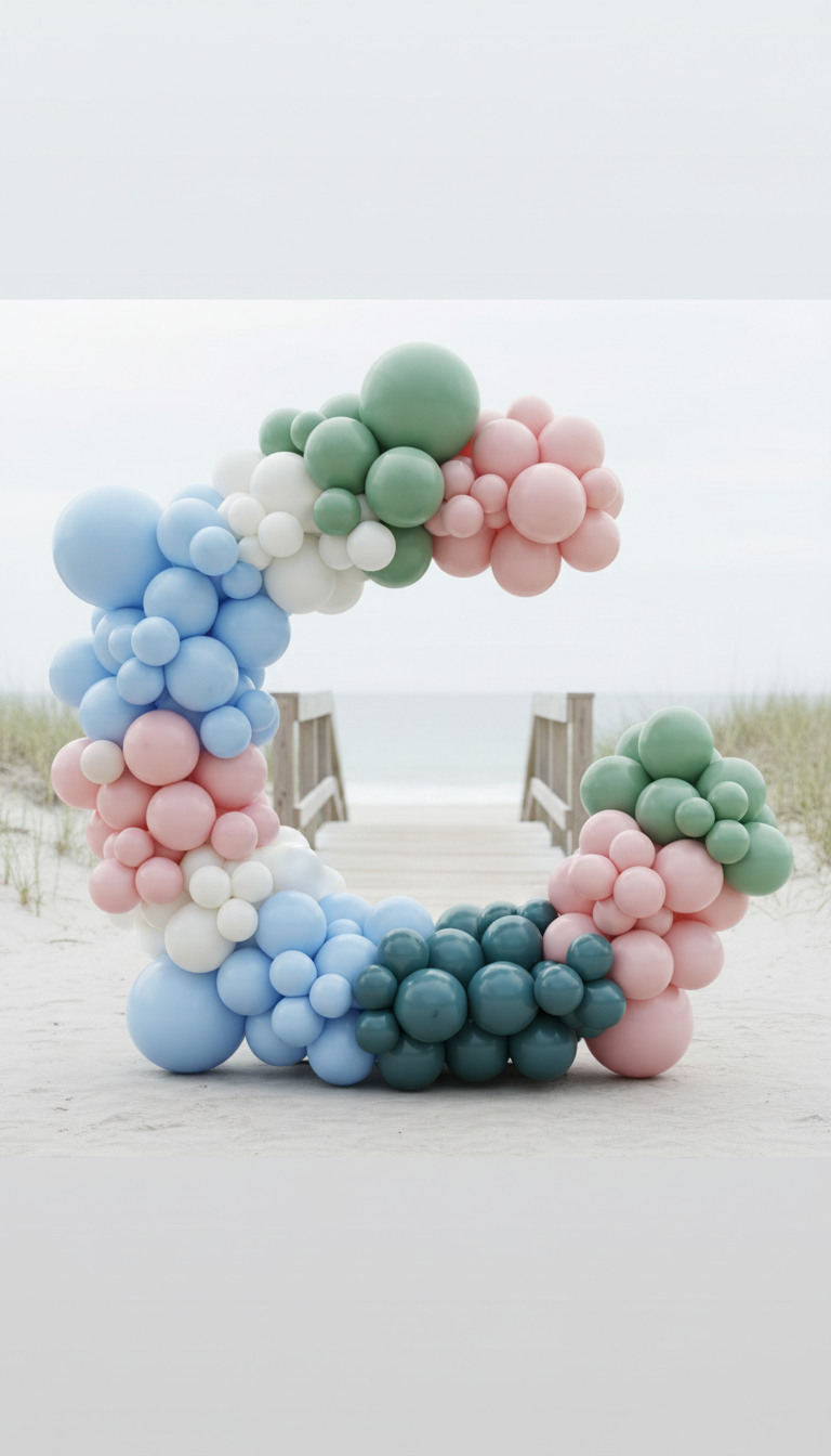 Pastel Arch Decor